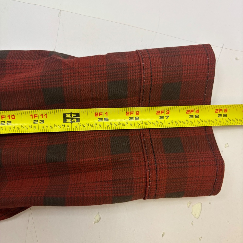 Cody James FR Mens Red Plaid Flame Resistant Western Snap Work Shirt 2XL NEW - Picture 11 of 14